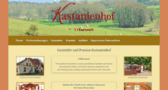 Desktop Screenshot of kastanienhof-uckermark.de