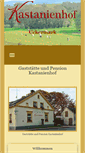 Mobile Screenshot of kastanienhof-uckermark.de